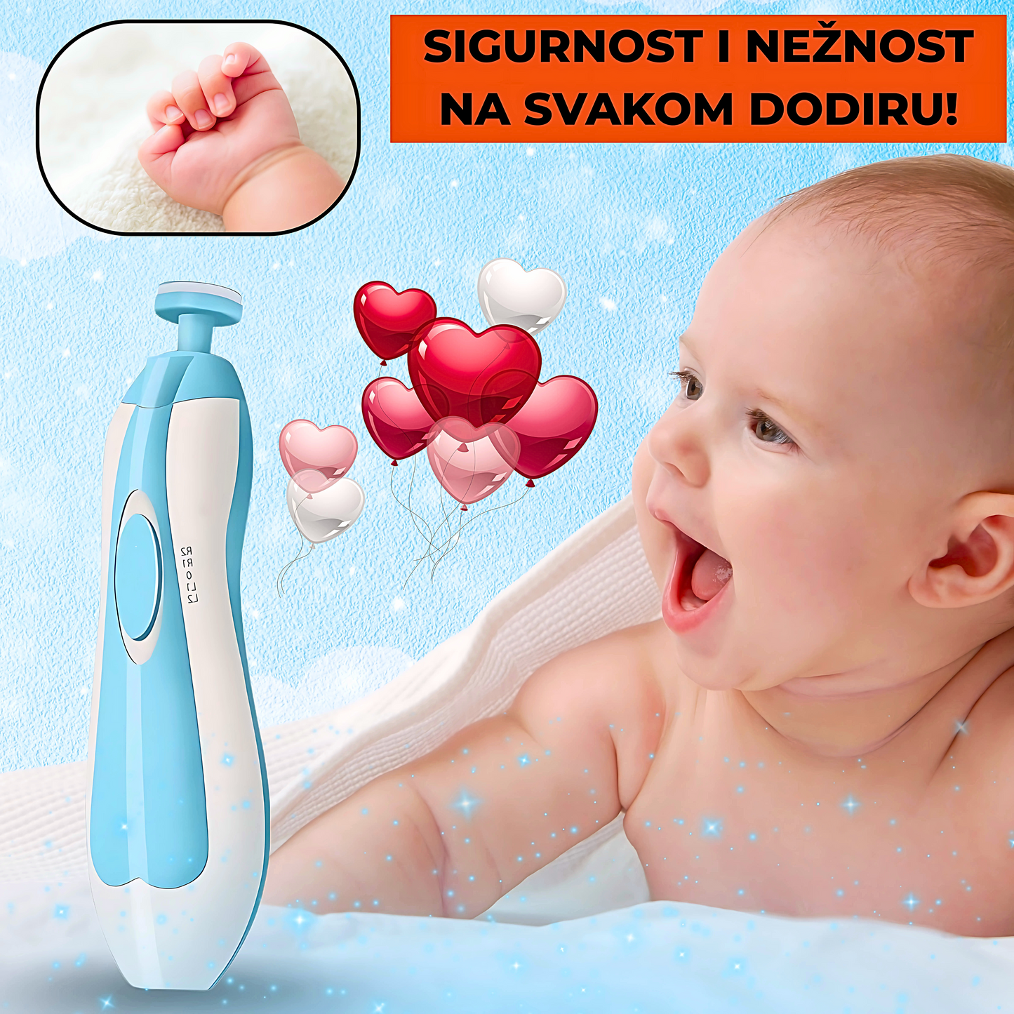 Električna turpija za bebe
